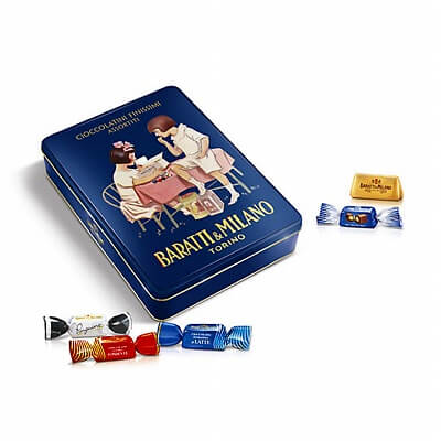 缶入りＭＩＸチョコレート　青